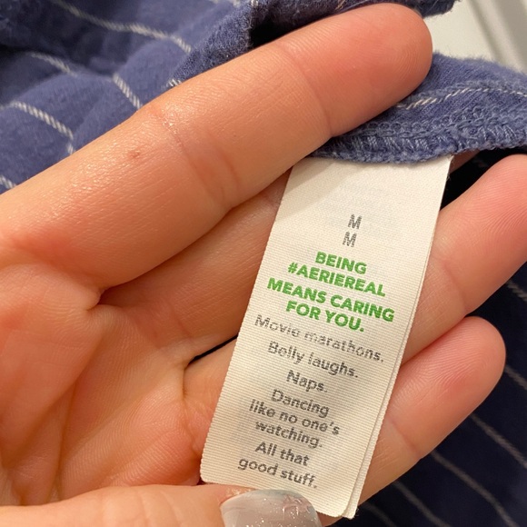 Aerie Navy Striped Top - Picture 5 of 8